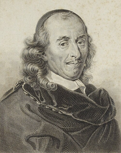 Portrait gravé de Pierre Corneille, XVIIe siècle